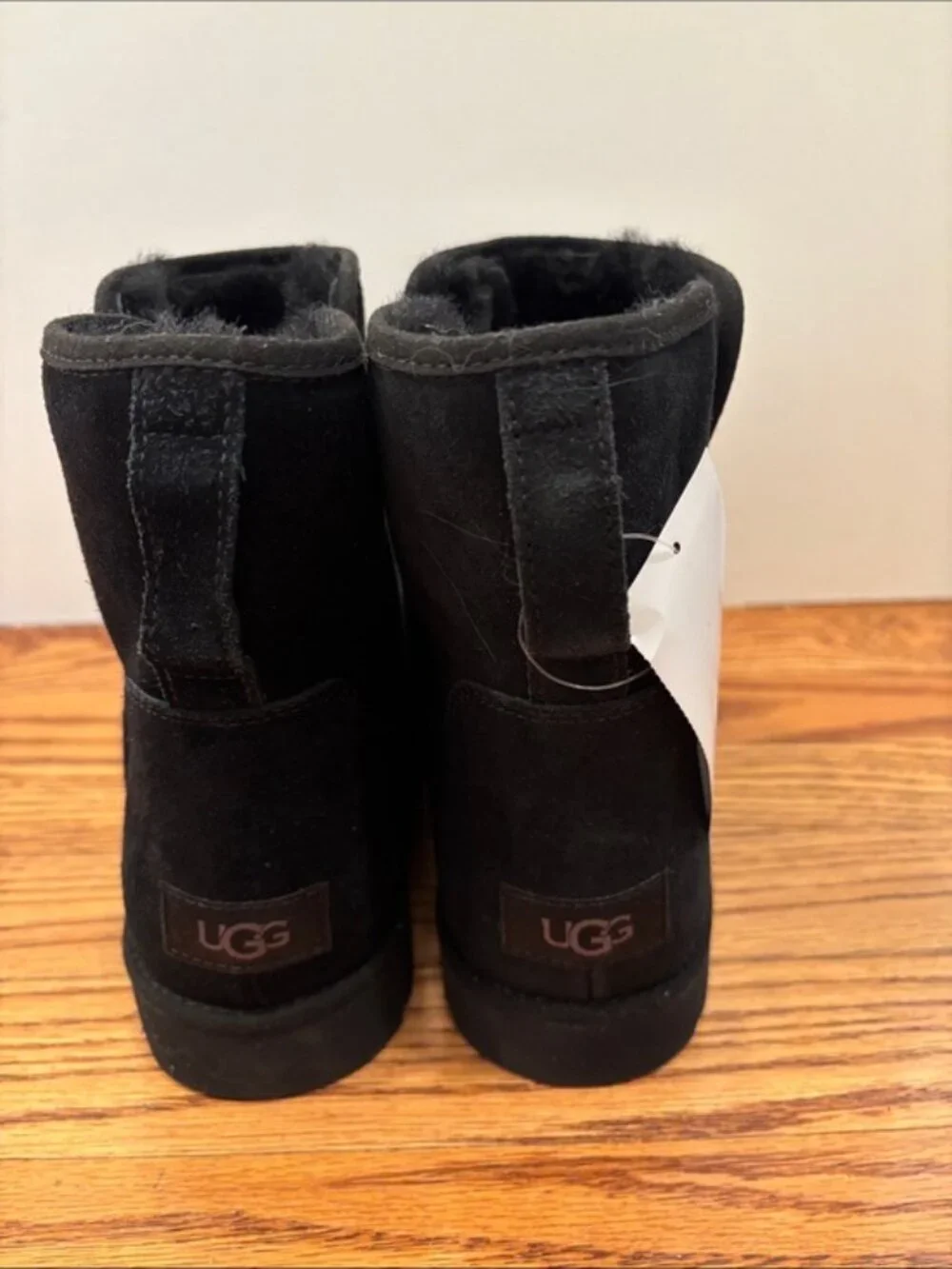 UGG Cory II Mini Boots – Black – Size 10 NEW